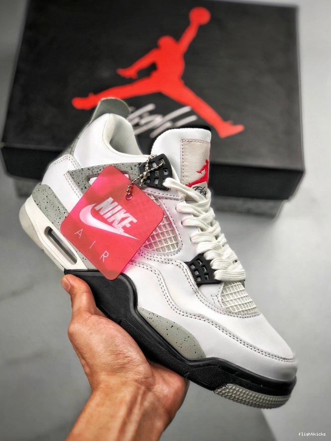 Cement 4 Jordan 840606-192 (nike) Air OG White 0901